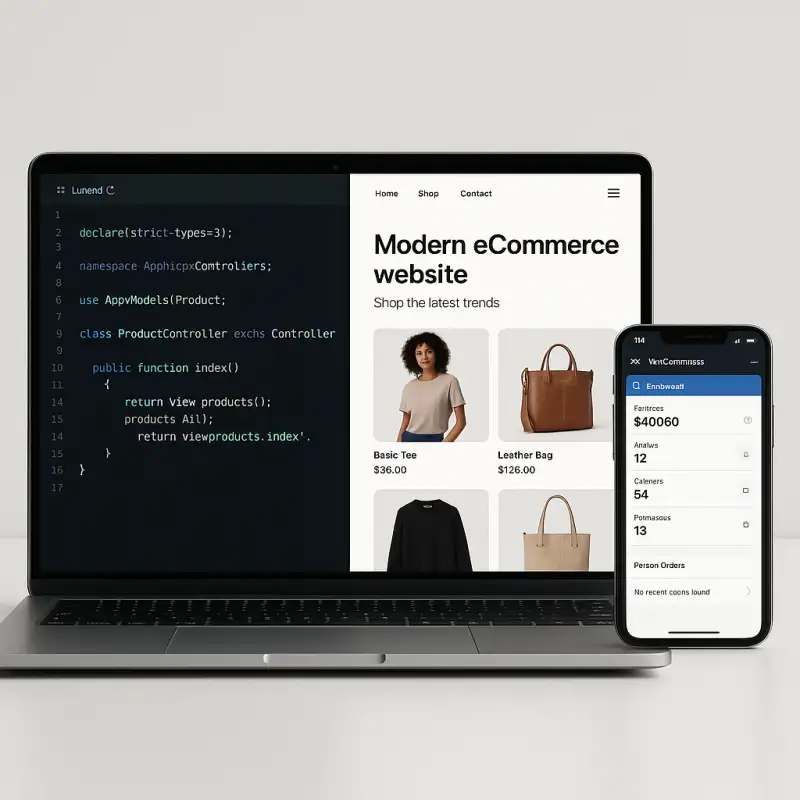 eCommerce Development Services with Laravel or WooCommerce